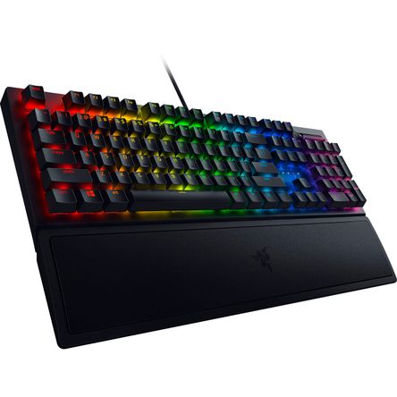 Teclado para Juegos Mecánico Razer Blackwidow V3 Interruptores Negros Verdes en Color Negro