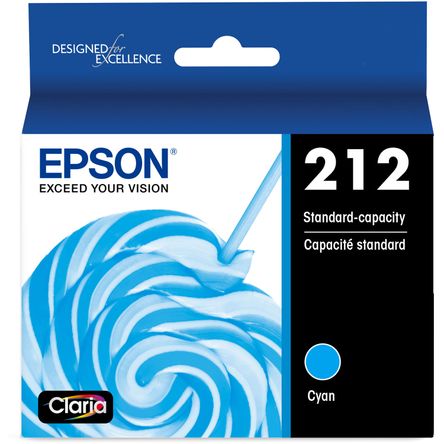 Cartucho de Tinta Cian de Capacidad Estándar Epson Claria 212