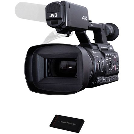 Cámara de Video Jvc Gy Hc500U Pro 4K con Kit Adaptador de Medios M.2 Ssd