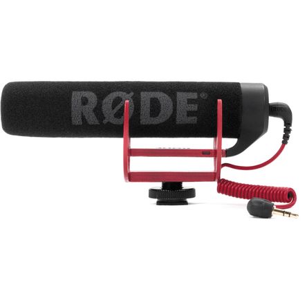 Kit de Micrófono de Cañón Rode Videomic Go con Montura para Cámara y Parabrisas Deadcat Go