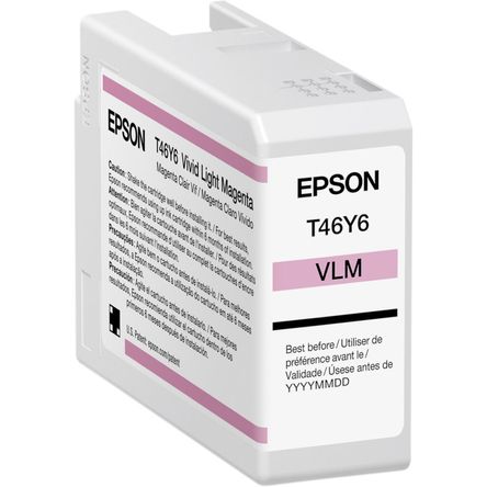 Cartucho de Tinta Epson Ultrachrome Pro10 T46Y Vivid Light Magenta 50Ml