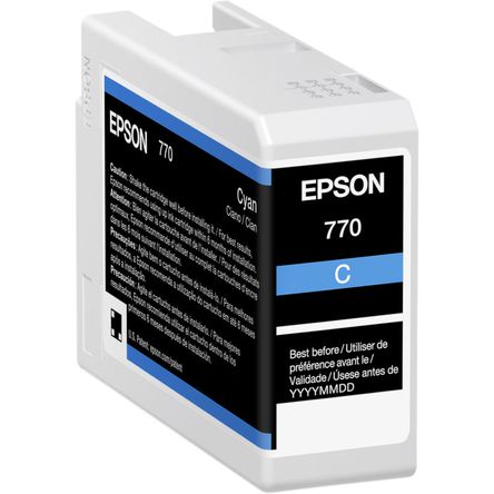 Cartucho de Tinta Cian Epson 770 Ultrachrome Pro10 25Ml