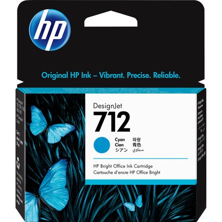 Cartucho de Tinta Cian de Capacidad Estándar Hp 712 29Ml