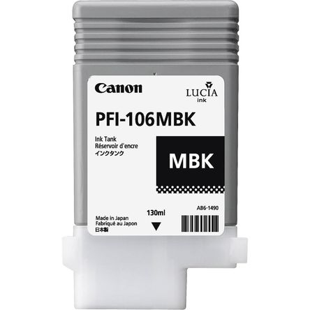 Cartucho de Tinta Canon Pfi 106Bk Negro Mate 130Ml