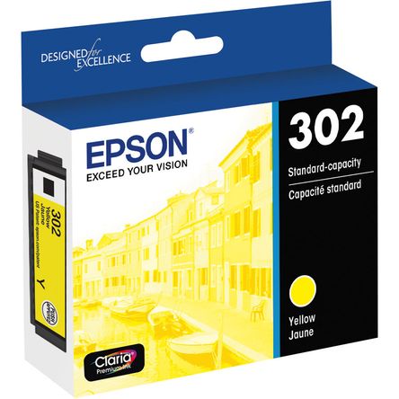 Cartucho de Tinta Estándar Epson Claria Premium 302 Amarillo