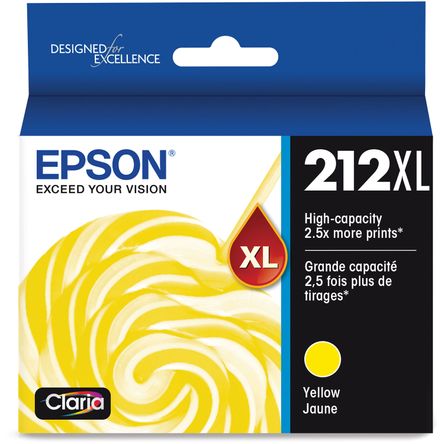 Cartucho de Tinta Amarilla de Alta Capacidad Epson Claria 212Xl