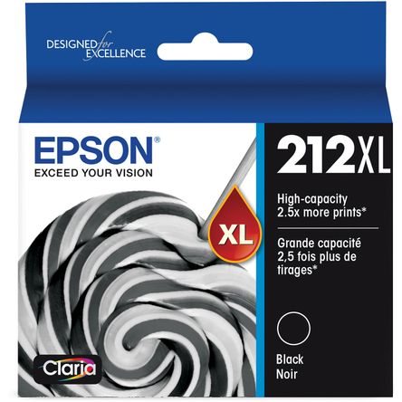 Cartucho de Tinta Negra de Alta Capacidad Epson Claria 212Xl