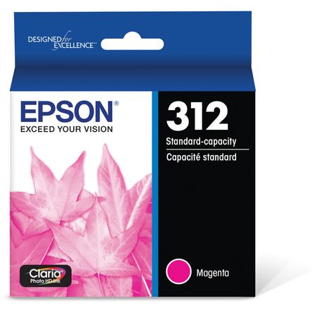 Cartucho de Tinta Epson T312 Magenta Claria Photo Hd con Sensormatic