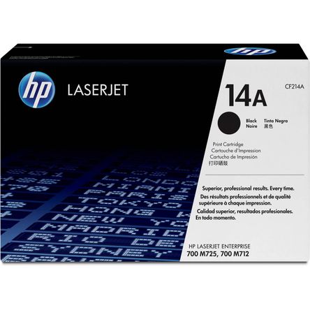 Cartucho de Tóner Negro Hp 14A Laserjet