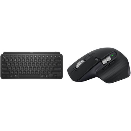 Set de Teclado Inalámbrico Logitech Mx Keys Mini y Mouse Mx Master 3S Negro