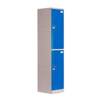 Casillero ABS Maletek Modelo LP102 Porta Candado Plastificado de 2 Puertas