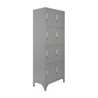 Locker metálico Mk2-04 -8 puerta portacandado Maletek