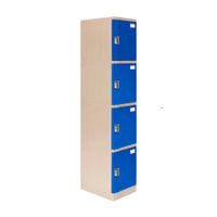 Casillero Maletek Locker Abs LP104 Azul de 4 Puertas