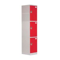 Locker Abs Lp103 Llave doble pin Rojo Maletek