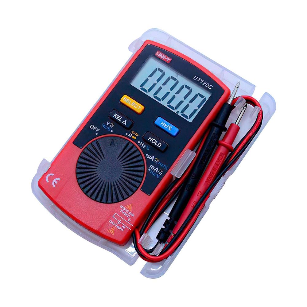 Mini Multímetro Digital con Capacitancia y Frecuencia Ut120c Uni-t ...