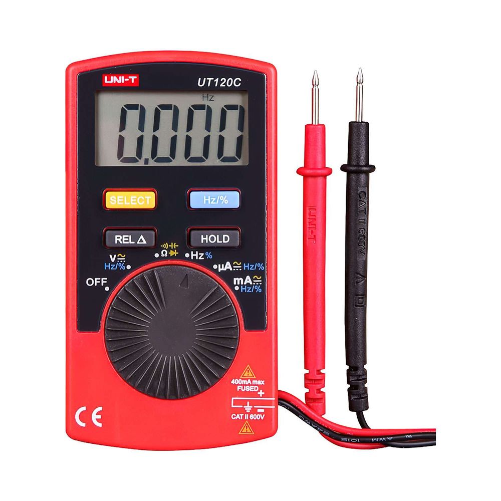 Mini Multímetro Digital con Capacitancia y Frecuencia Ut120c Uni-t ...