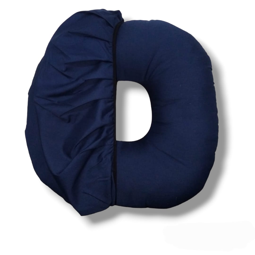 Rodete Ortopédico para Asiento Cerina Tamaño Standard con funda Azul Oscuro