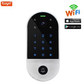 Sensor de Temperatura y Humedad Tuya Smart WiFi con Pantalla y Alarma  PST-WSD400H - Promart