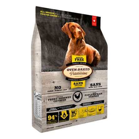 Comida Perro Todas Razas Oven Baked Tradition sin Granos Pollo Deshuesado 2.27kg