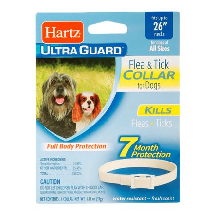 Collar Antipulgas Ultraguard Perros Grandes +7mes Hartz 1un Collar Antipulgas Ultraguard Perros Grandes +7mes Hartz 1un
