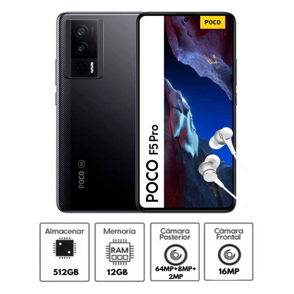 Xiaomi Poco F5 Pro 12gb 512gb Negro