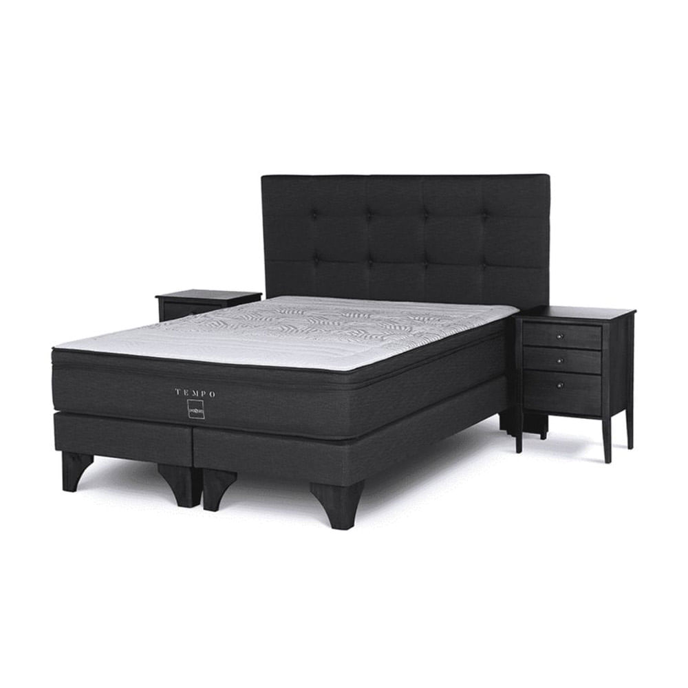 Set Cama Europea Tempo Grafico Queen + 2 Almohadas