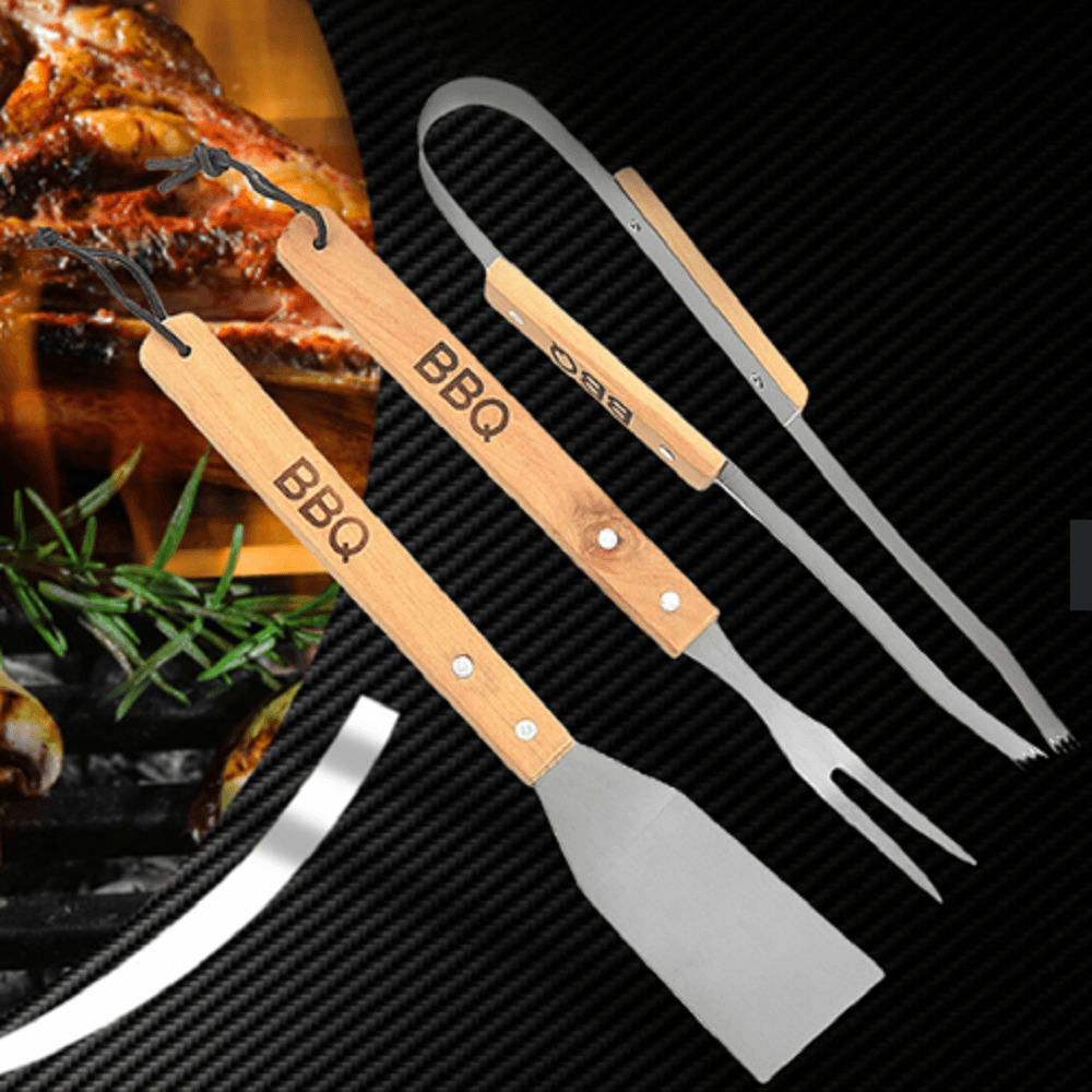 Set Parrillero BBQ - Madera