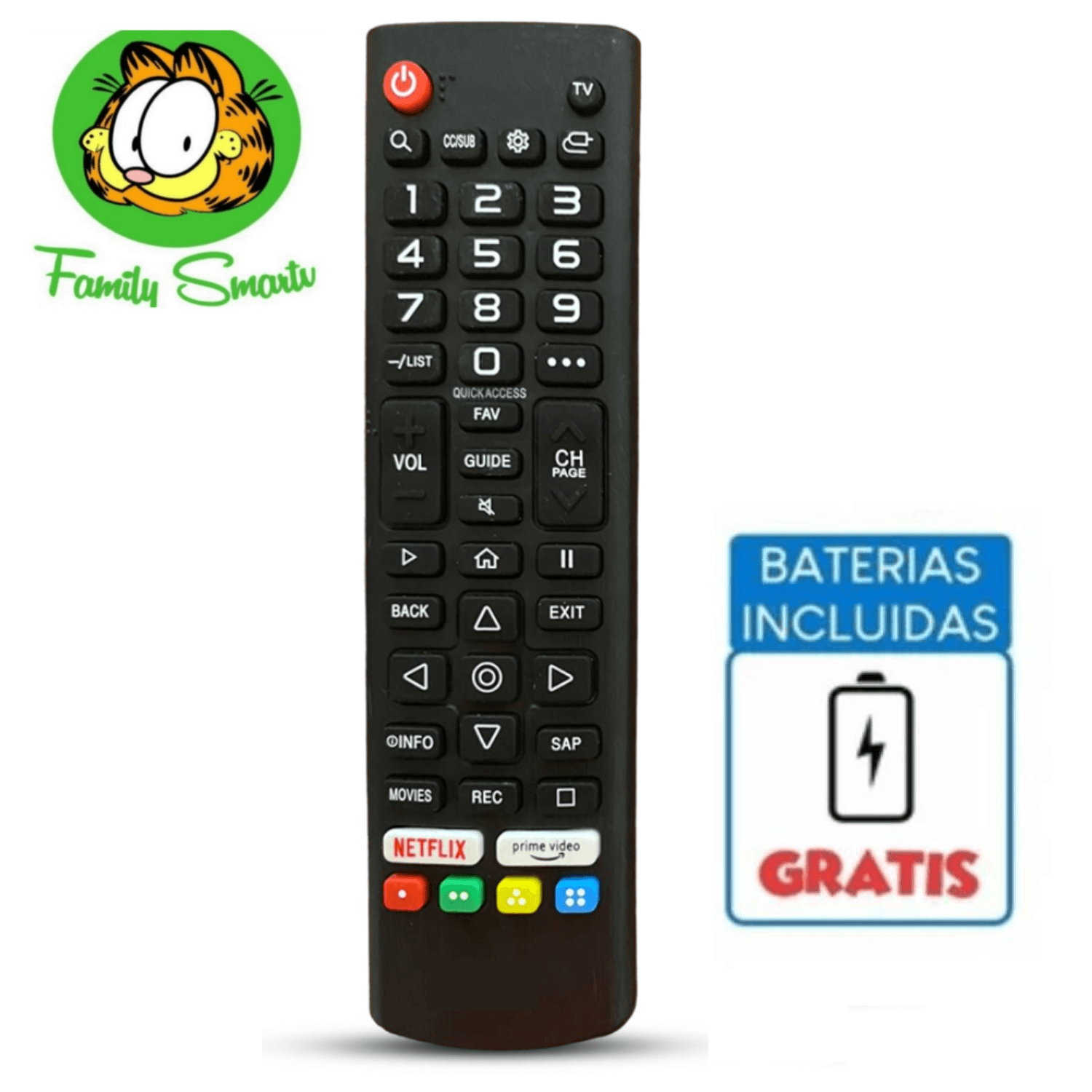 Control remoto para televisor jvc modelo rmc3284