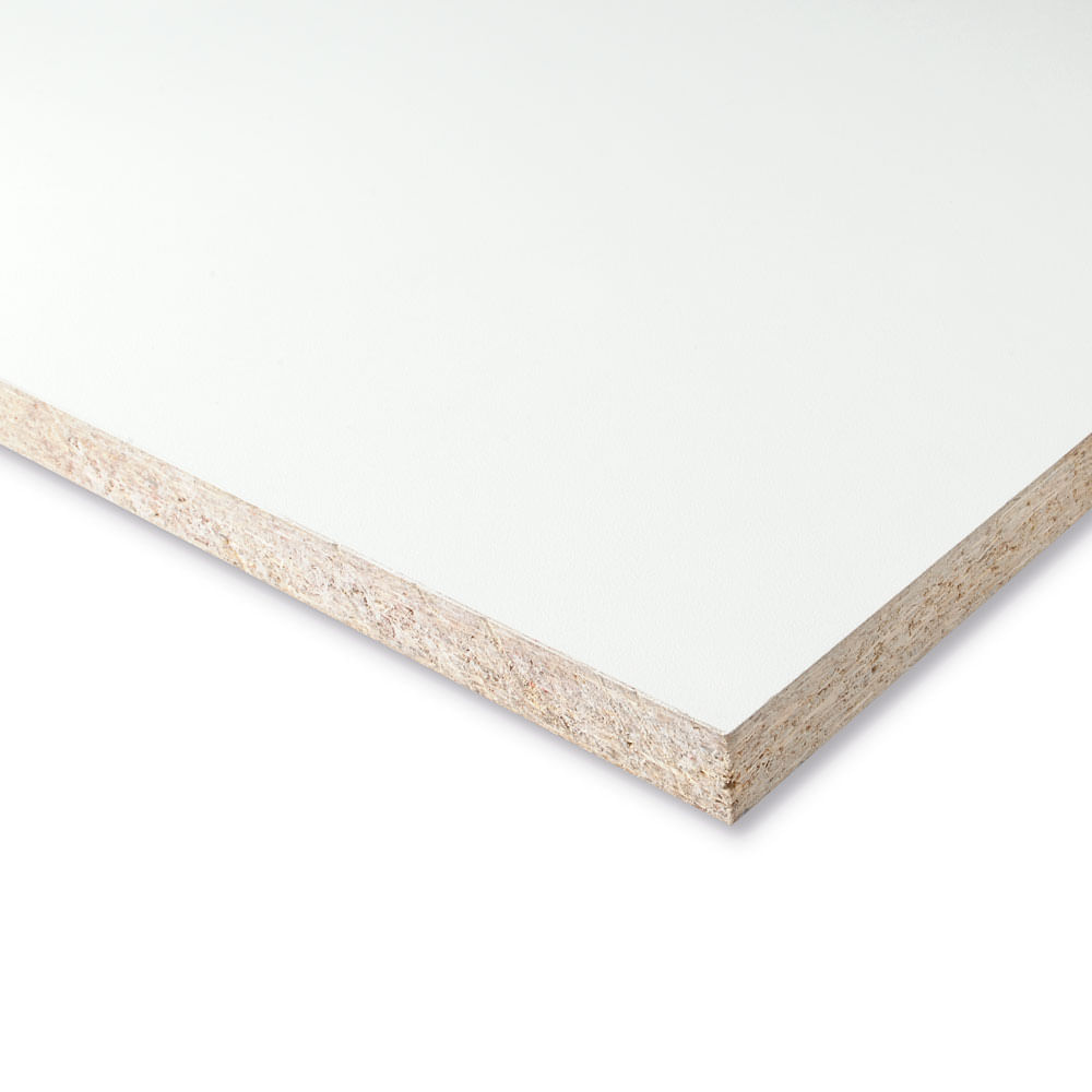 Tablero de melamina Blanco RH 18 mm 2.15x2.44 metros Vesto