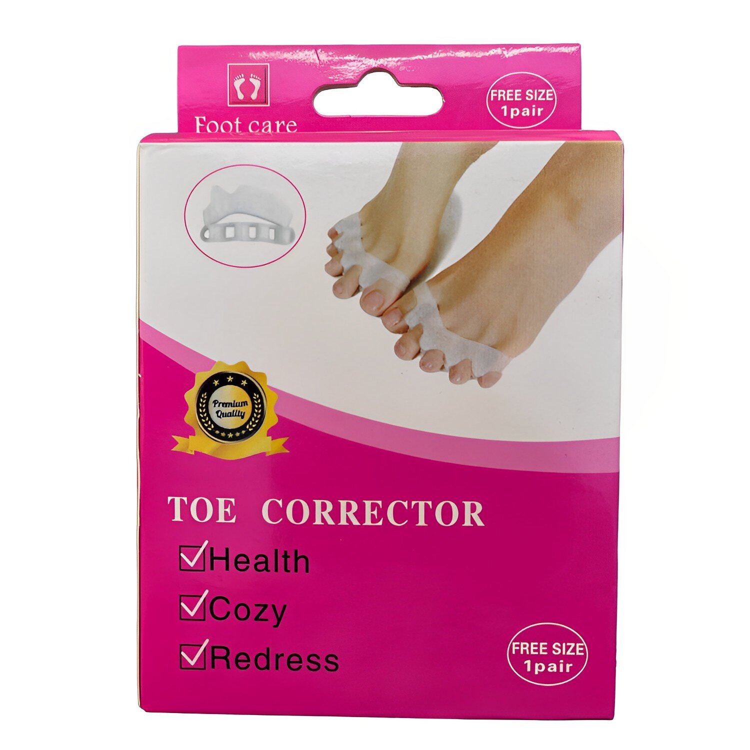 Par Separador Silicona Protector del Dedos Pie Hallux Valgus - Promart