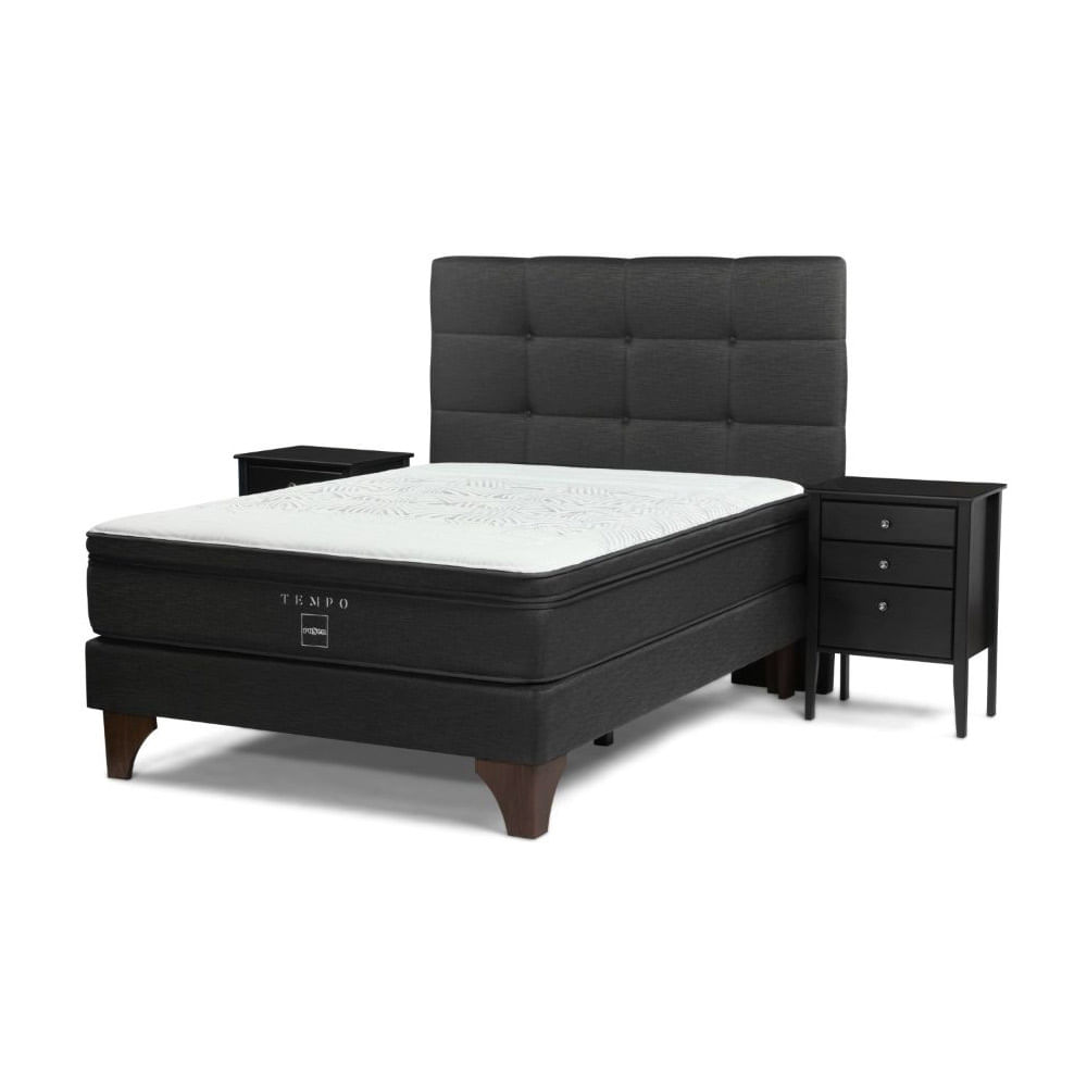 Set Cama Europea Tempo Graf 2 Plazas + 2 Almohadas