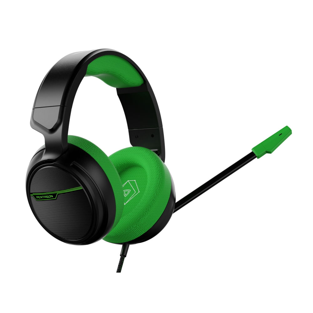 Audifono VSG PENTAGON Stereo Sound Green Gamer