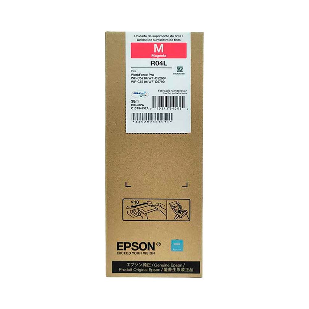 Bolsa de Tinta Epson T941320 R04L WF-C5210/C5290/C5710/C5790 38ml Magenta
