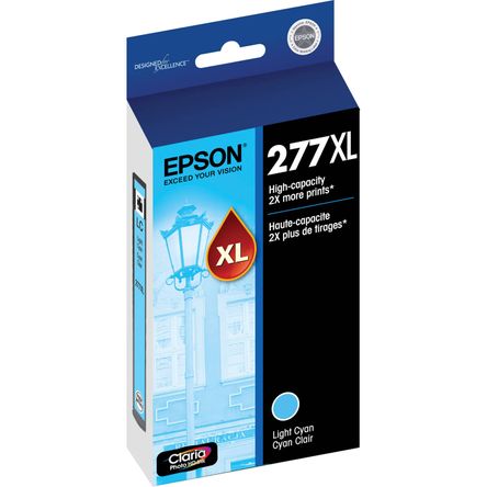 Cartucho de Tinta Epson 277Xl de Alta Capacidad en Color Cian Claro