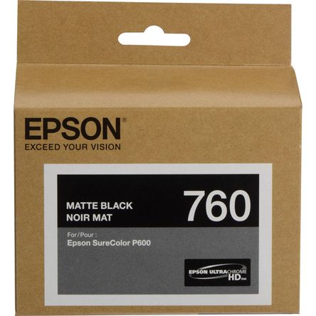 Cartucho de Tinta Epson Ultrachrome Hd T760 Negro Mate