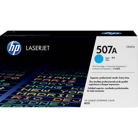 Cartucho de Tóner Hp Laserjet 507A Cyan