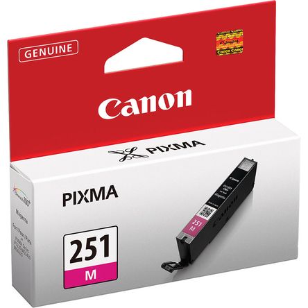 Cartucho de Tinta Magenta Canon Cli 251M de Capacidad Estándar