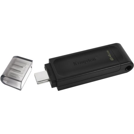 Unidad Flash Kingston Datatraveler 70 Usb 3.2 Gen 1 Type C de 64Gb