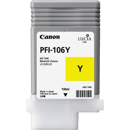 Cartucho de Tinta Amarilla Canon Pfi 106Y 130Ml