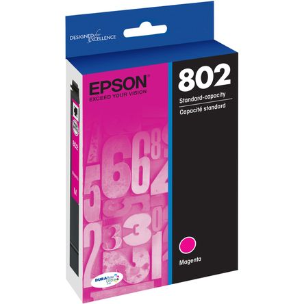 Cartucho de Tinta Epson 802 Magenta Durabrite Ultra de Capacidad Estándar Cartucho de Tinta Epson 802 Magenta Durabrite Ultra de Capacidad Estándar
