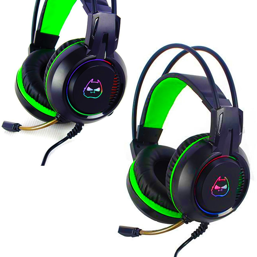 Audifono Gamer RGB Halion Jazz con Microfono Flexible