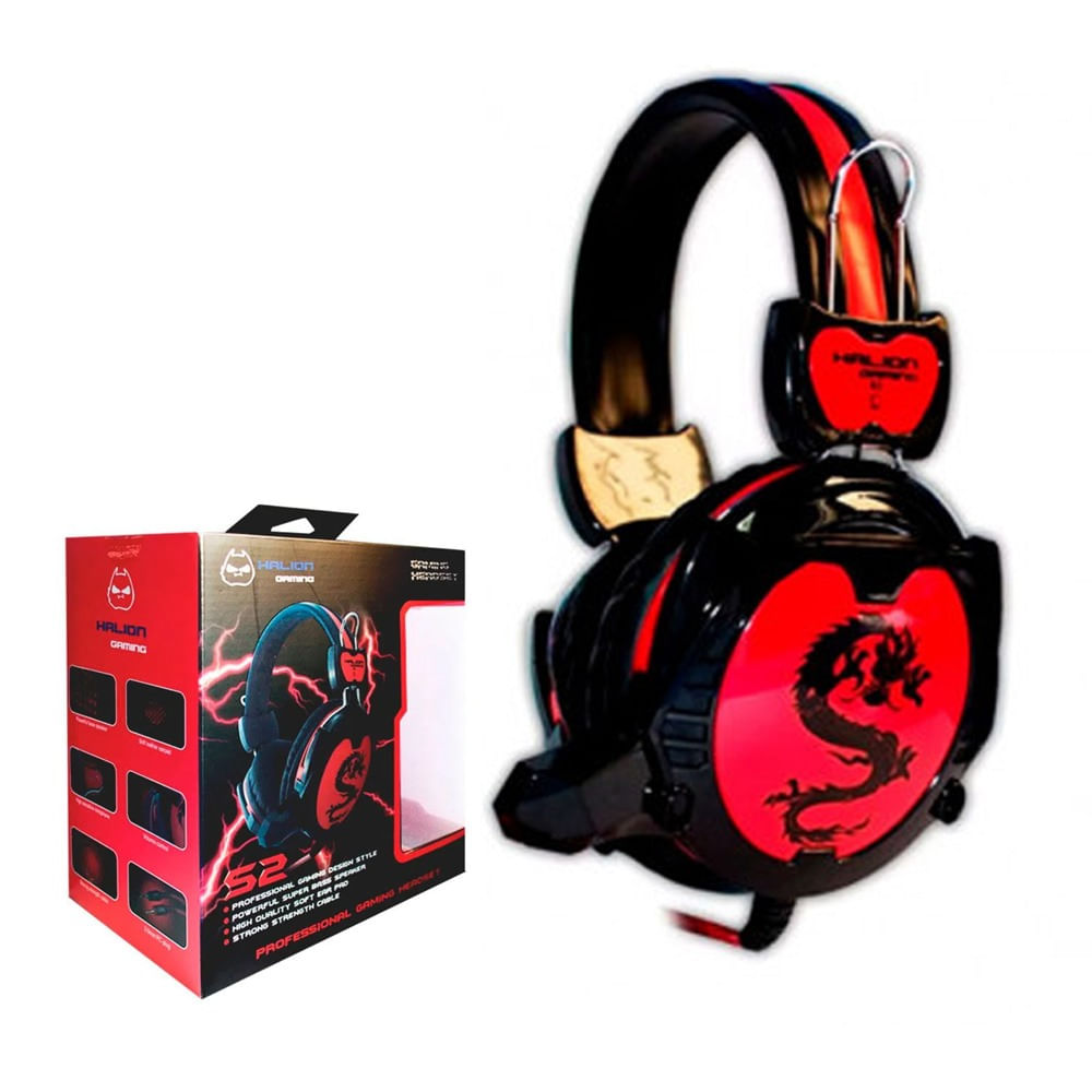 Audifono Gamer Halion Dragon S2 con Microfono