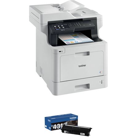 Impresora Láser Color Todo en Uno Brother Mfc L8900Cdw con Kit de Cartuchos de Tóner Standard Yield Impresora Láser Color Todo en Uno Brother Mfc L8900Cdw con Kit de Cartuchos de Tóner Standard Yield