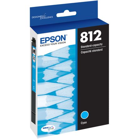 Cartucho de Tinta Epson T812 Cyan de Capacidad Estándar con Sensormatic