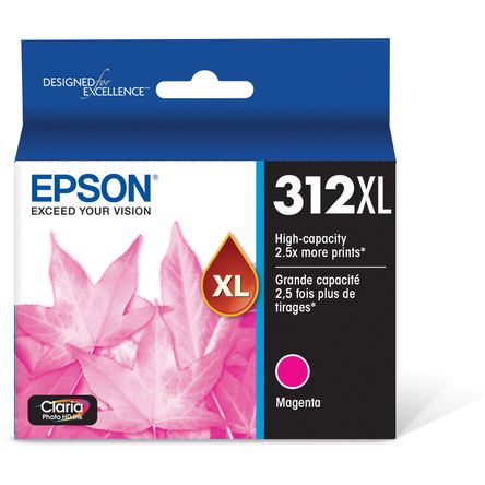 Cartucho de Tinta Epson T312Xl Magenta Claria Photo Hd con Sensormatic