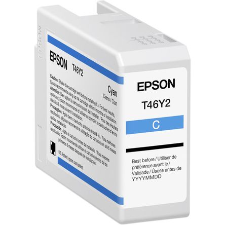 Cartucho de Tinta Epson Ultrachrome Pro10 T46Y Cyan 50Ml