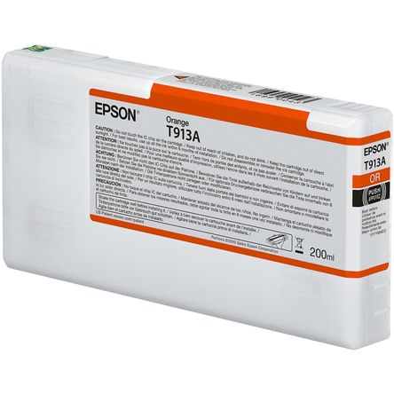 Cartucho de Tinta Epson T913A Ultrachrome Hdx Orange 200 Ml