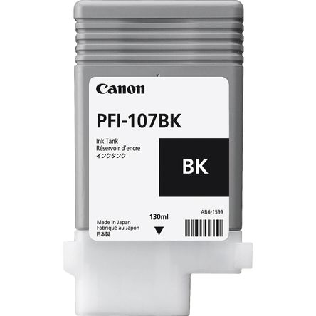 Cartucho de Tinta Negra Canon Pfi 107Bk 130 Ml