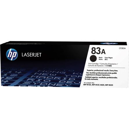 Cartucho de Tóner Hp 83A Black Laserjet