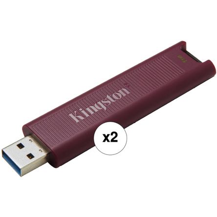 Paquete de 2 Unidades de Kingston Datatraveler Max Usb 3.2 Gen 2 Type a de 1Tb Paquete de 2 Unidades de Kingston Datatraveler Max Usb 3.2 Gen 2 Type a de 1Tb
